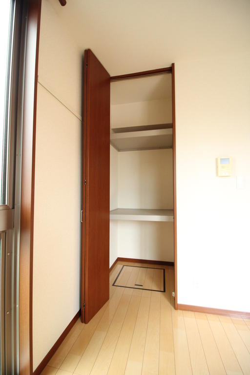 収納　洋室の収納、2ヶ所の内の1ヶ所。