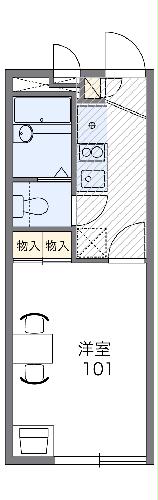 レオパレスＴ　大窪の間取り