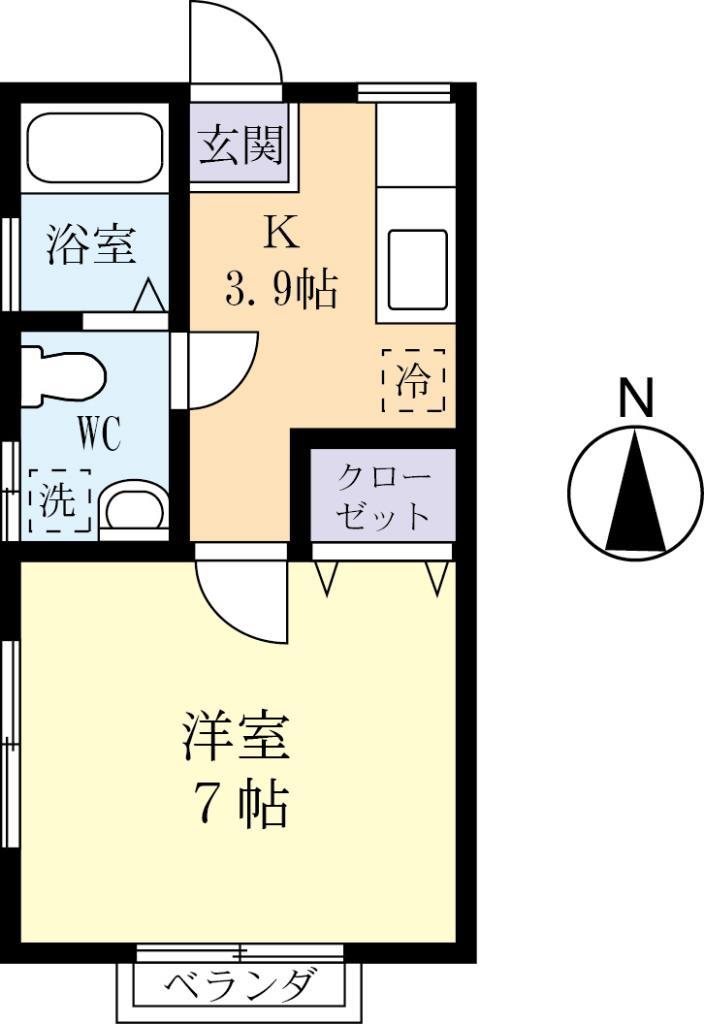 大久保第2アパート_間取り_0