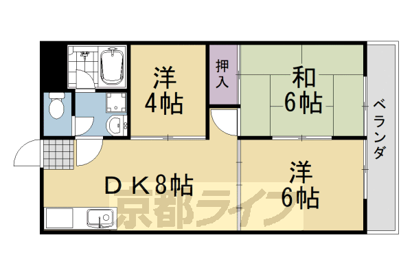 セジュールＧＡＩＡの間取り