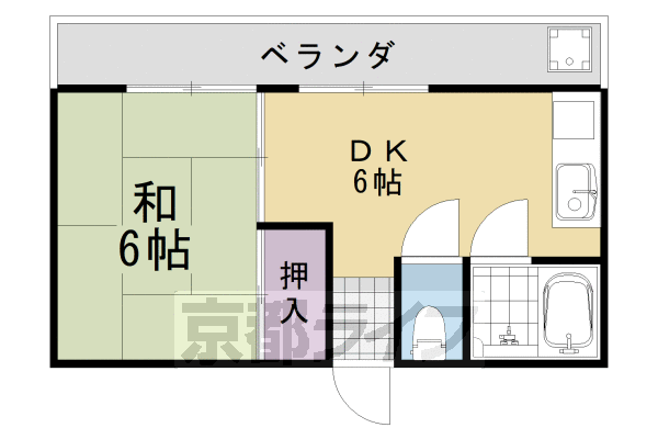 ハウスハクラクIIの間取り