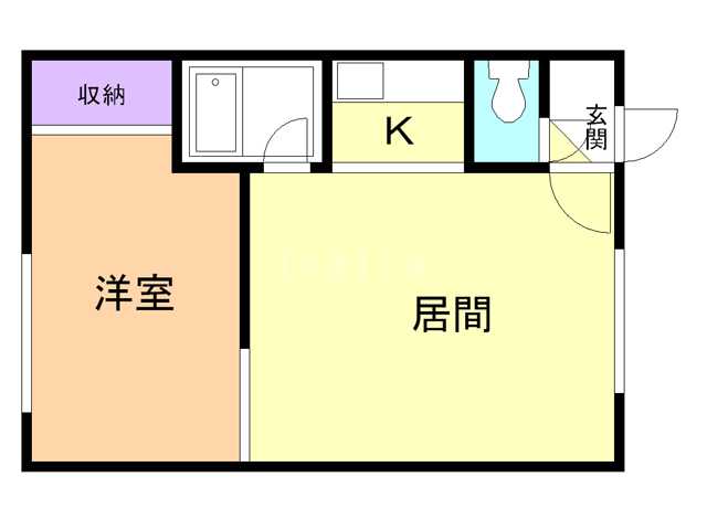 セブンハイツＢの間取り