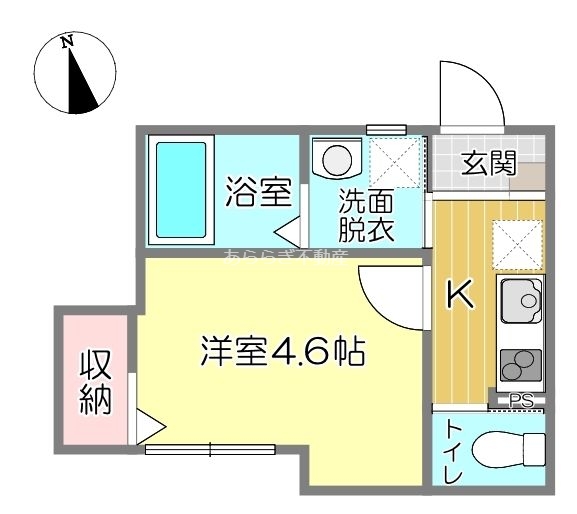 浜松市中央区和地山のアパートの間取り