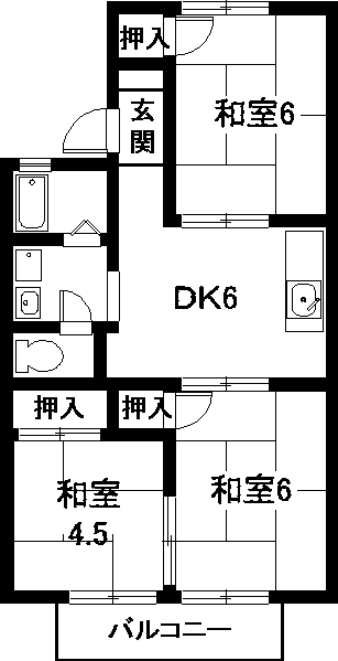 セントラル南の間取り