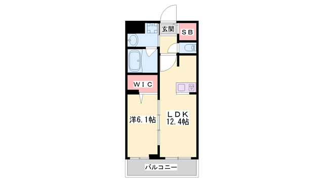 EXCIA東姫路駅前の間取り