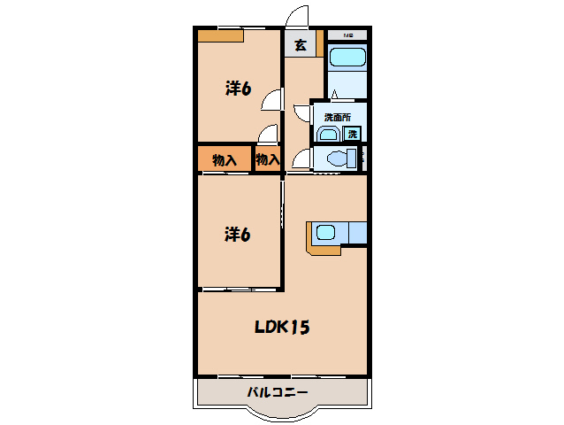 碧南市入船町のマンションの間取り