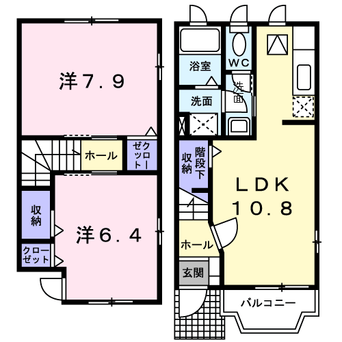 サンパティーク秋根東の間取り