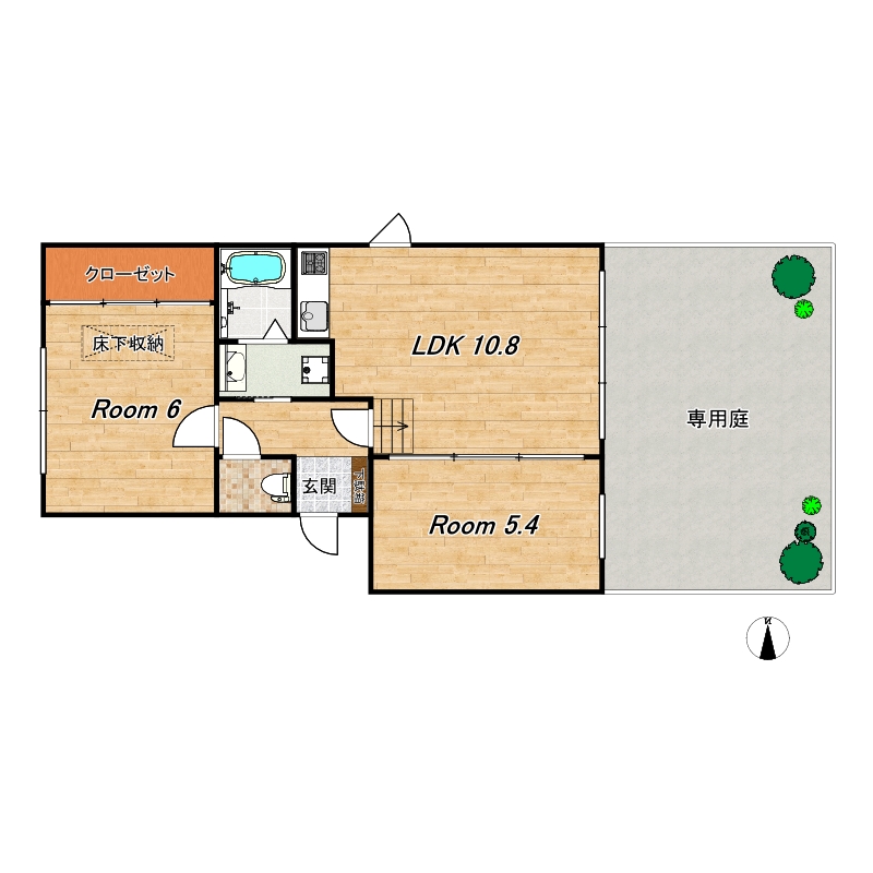 シャーメゾン中路_間取り_0