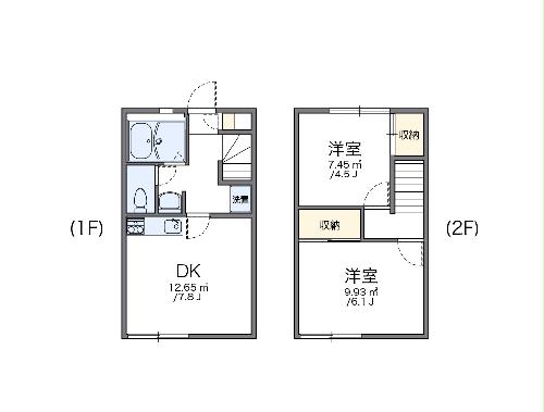 レオパレスＹＯＫＯＭＩＺＯの間取り