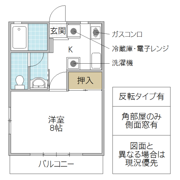 サンハイツの間取り