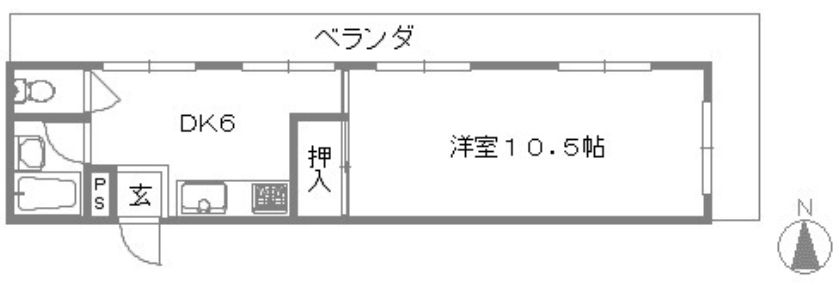 【東洋プラザ桜ノ宮の間取り】