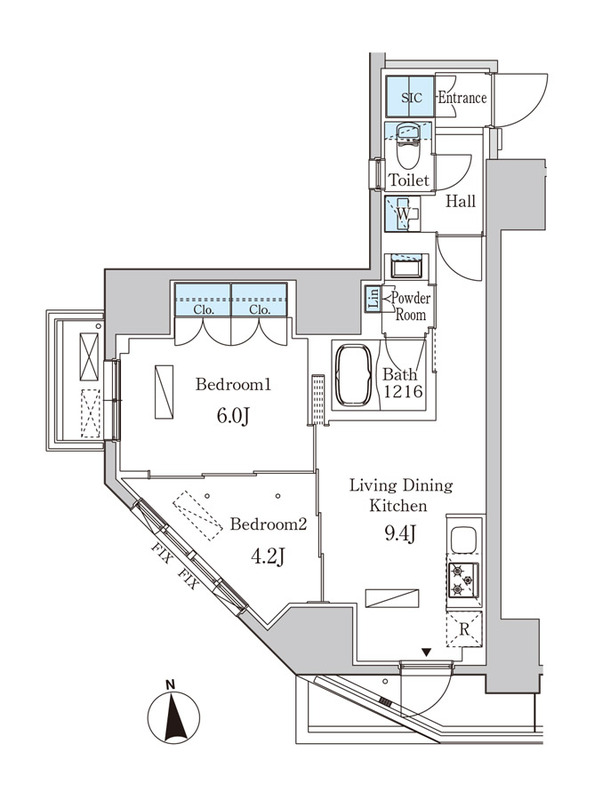 ライオンズフォーシア神田須田町の間取り