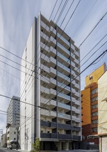 【広島市中区河原町のマンションのエントランス】