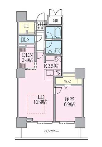 ロイヤルパークスタワー南千住の間取り