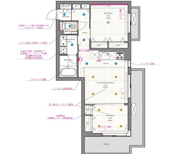 【フォレシティ桜新町の間取り】