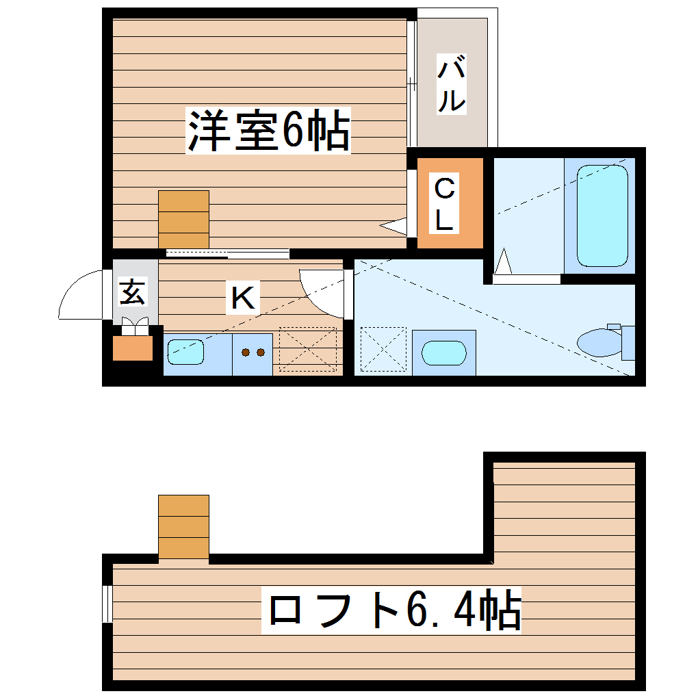 【ウッドヴィレッジの間取り】