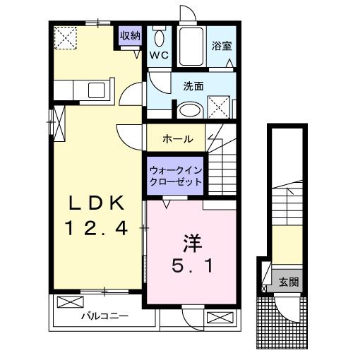 春告鳥（ウグイス）の間取り