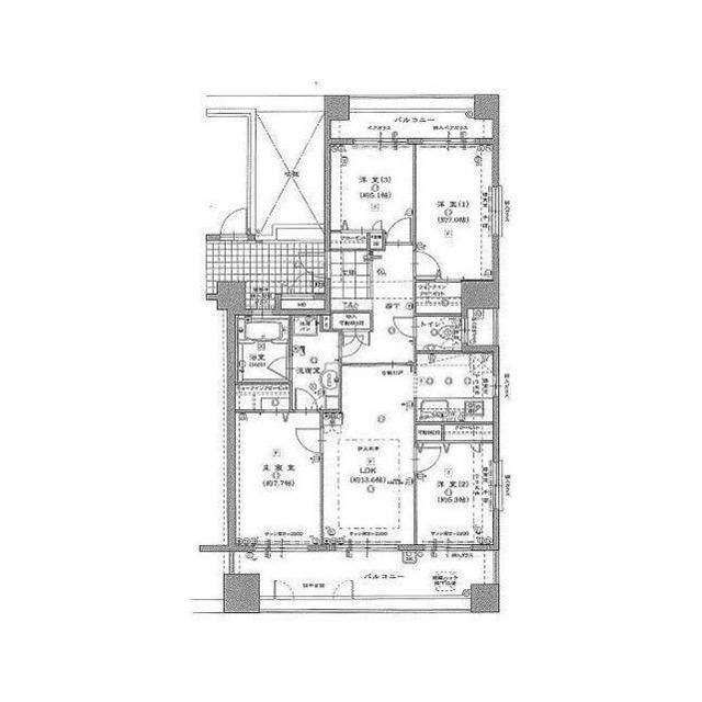 グリーンヒル城崎弐番館の間取り