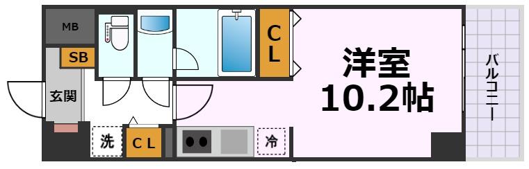 ノヴェル新栄の間取り