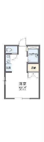 レオパレス大間の間取り