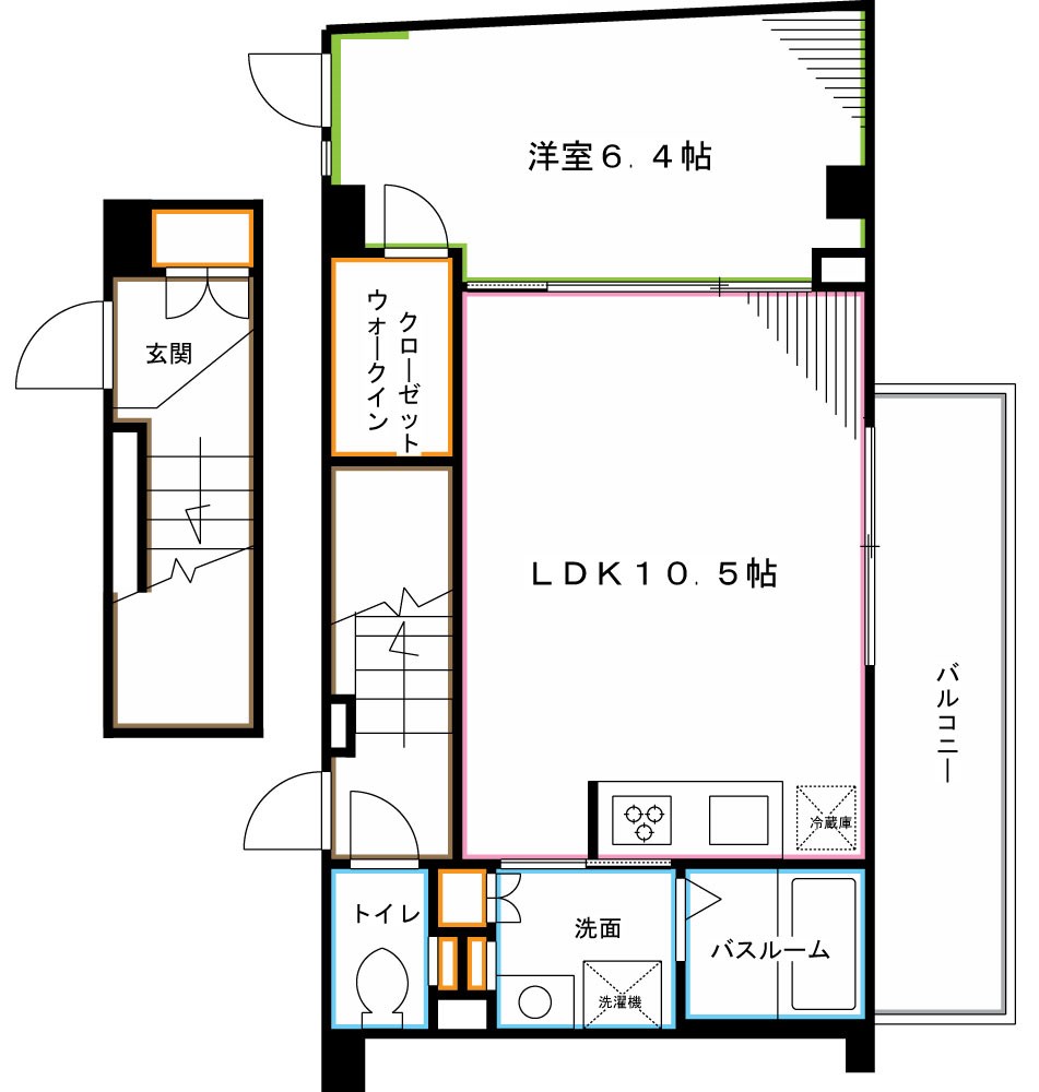 ラクラス下井草の間取り