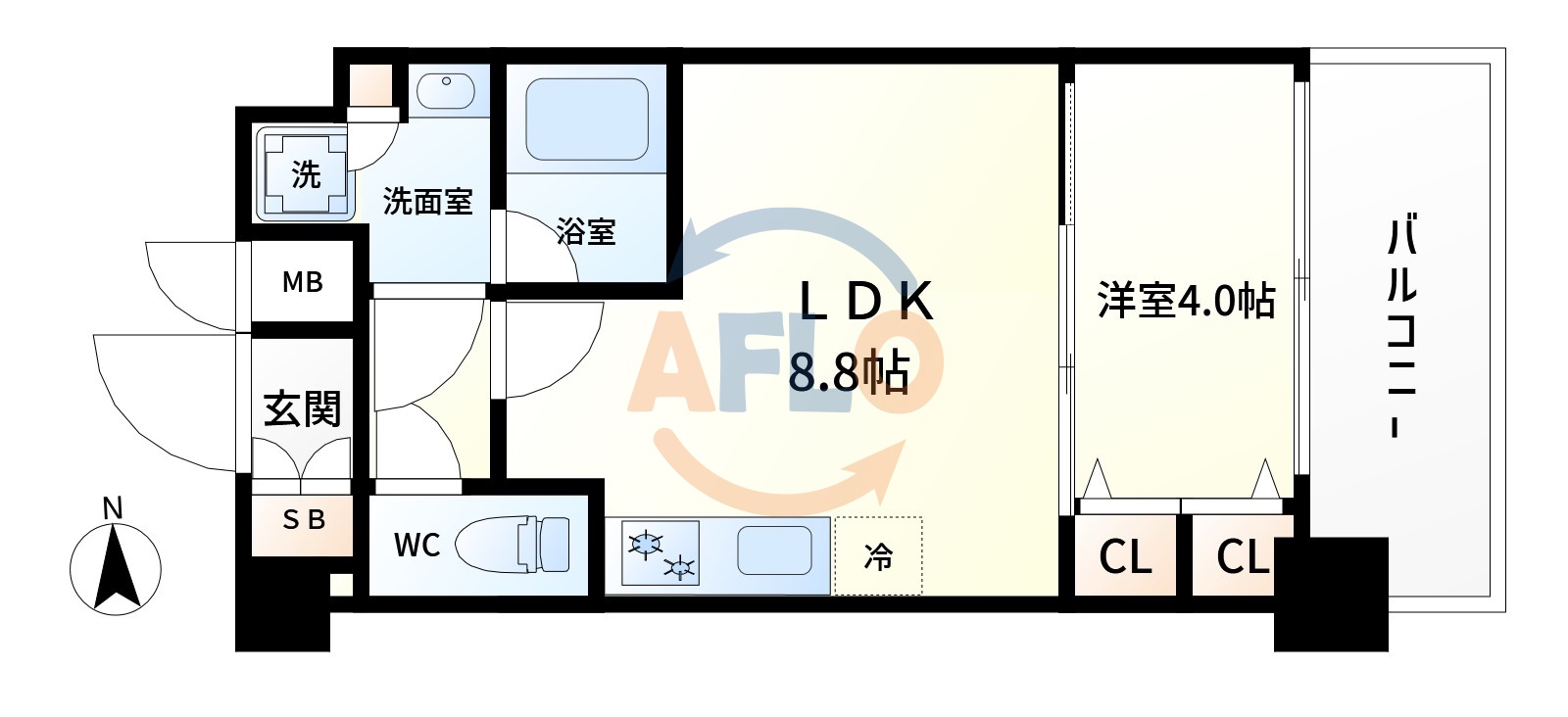 スプランディッドVIIの間取り