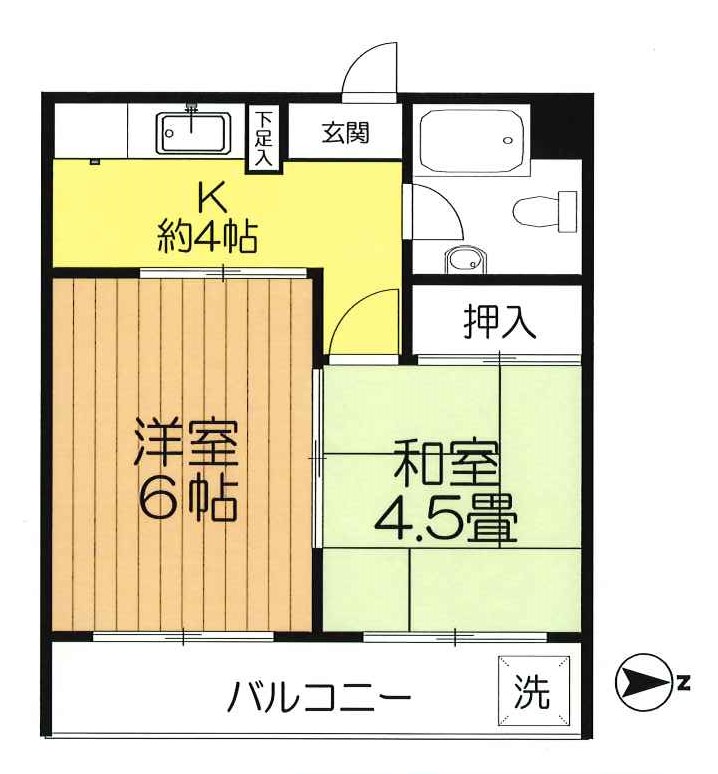 つつじヶ丘ハイムの間取り