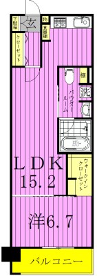 【ロイヤルパークス西新井の間取り】