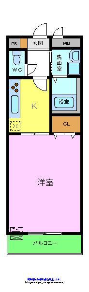 アンプルール　クラージュＳＨＩＭＡＤＡの間取り