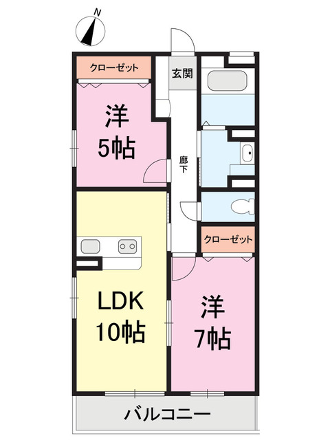 レイルウェイの間取り