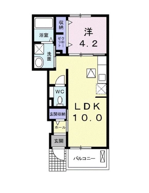 アメシストの間取り