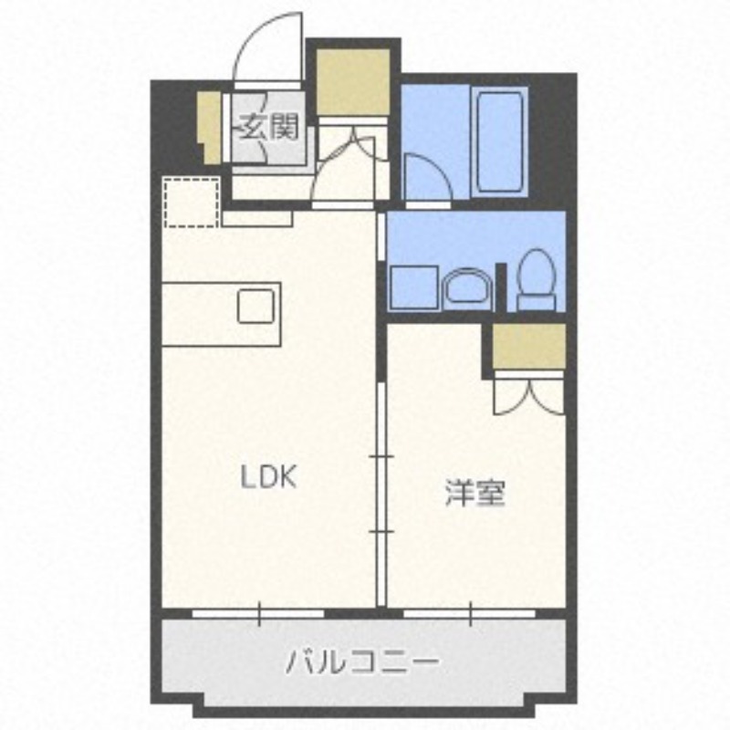 ラフィネタワー札幌南３条の間取り