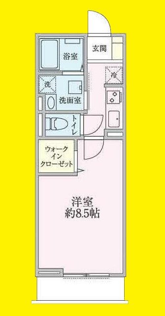 横浜市金沢区釜利谷東のアパートの間取り