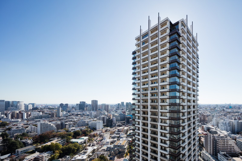 品川区上大崎のマンションの建物外観