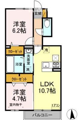 クライスファイブの間取り