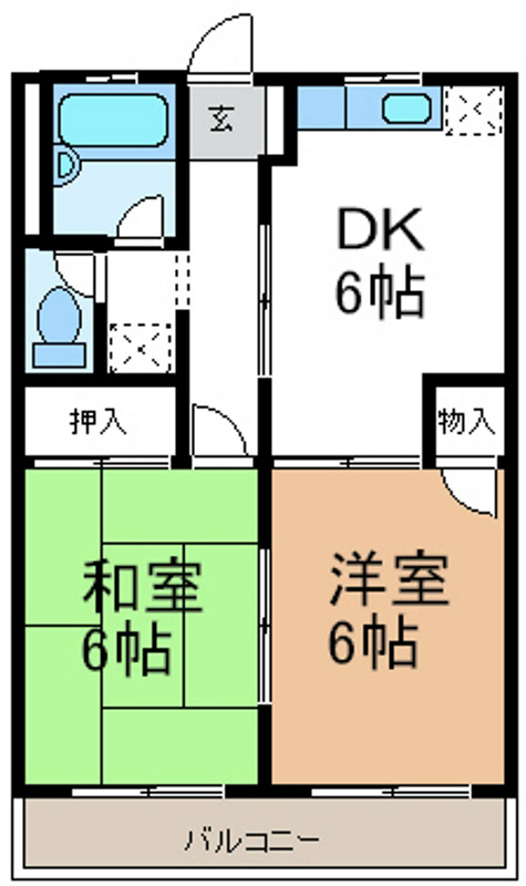 ビラージュ１の間取り