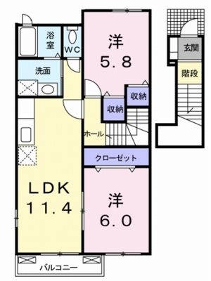 サザンフォレストの間取り