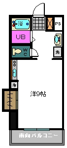 イーストウッド（家電付）の間取り