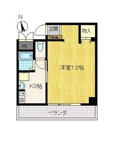 大阪市浪速区敷津東のマンションの間取り