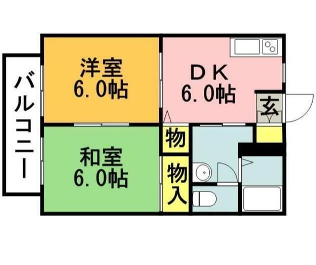 フレグランス光陽台の間取り