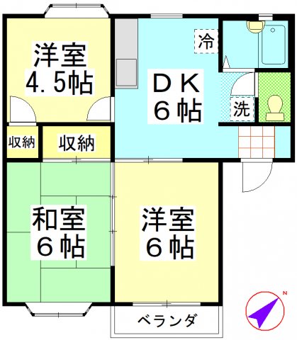 グリーンヒル稲毛の間取り