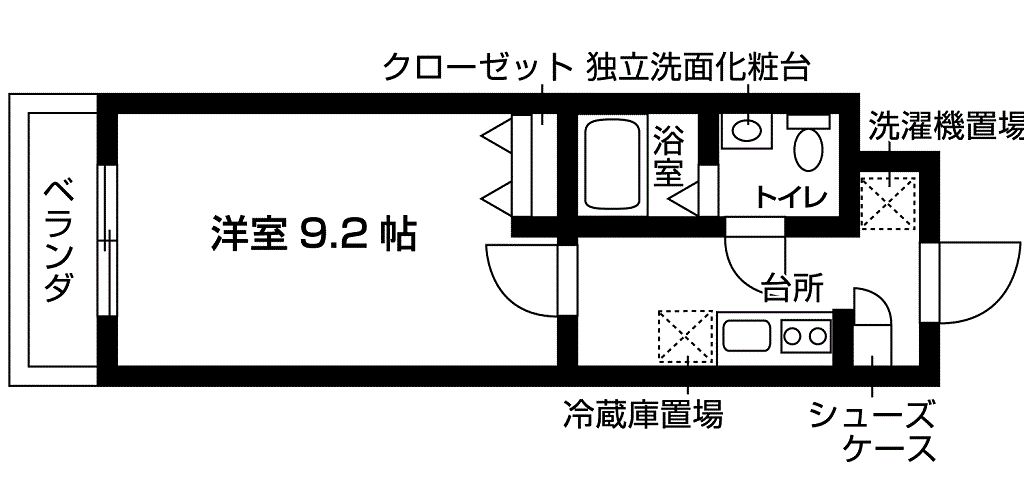 YMK伊勢原の間取り