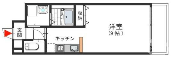 堺市北区新金岡町のマンションの間取り