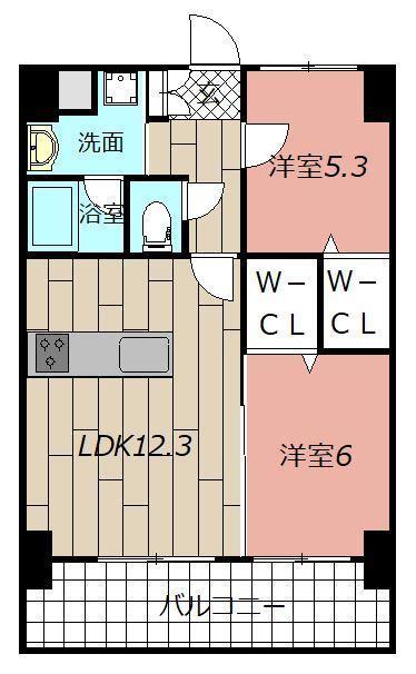 ＴＨＥ　ＳＱＵＡＲＥ・Ｐｌａｔｉｎｕｍ　Ｒｅｓｉｄｅｎｃｅの間取り