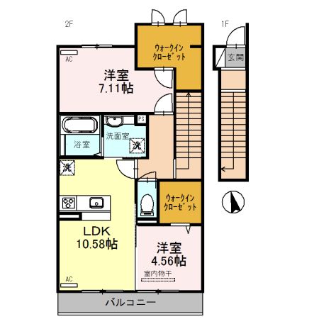 フレスコ西扇の間取り