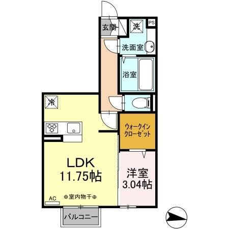 オペラハウス棟高の間取り