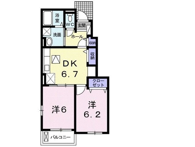 ストレリチアの間取り