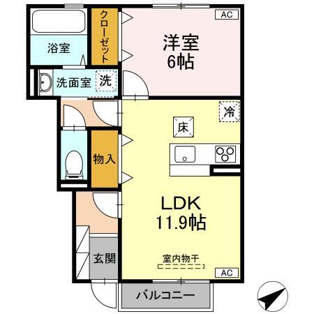 アムール桜の間取り