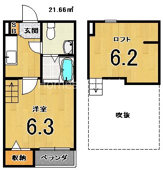 ウエストヴィレッジの間取り