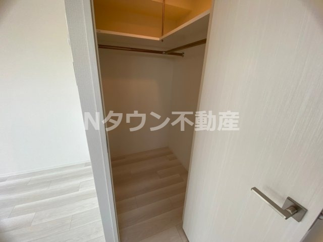 収納　たっぷりとした収納スペースです